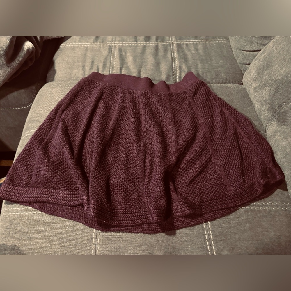Forever 21 Deep Purple Skater Skirt